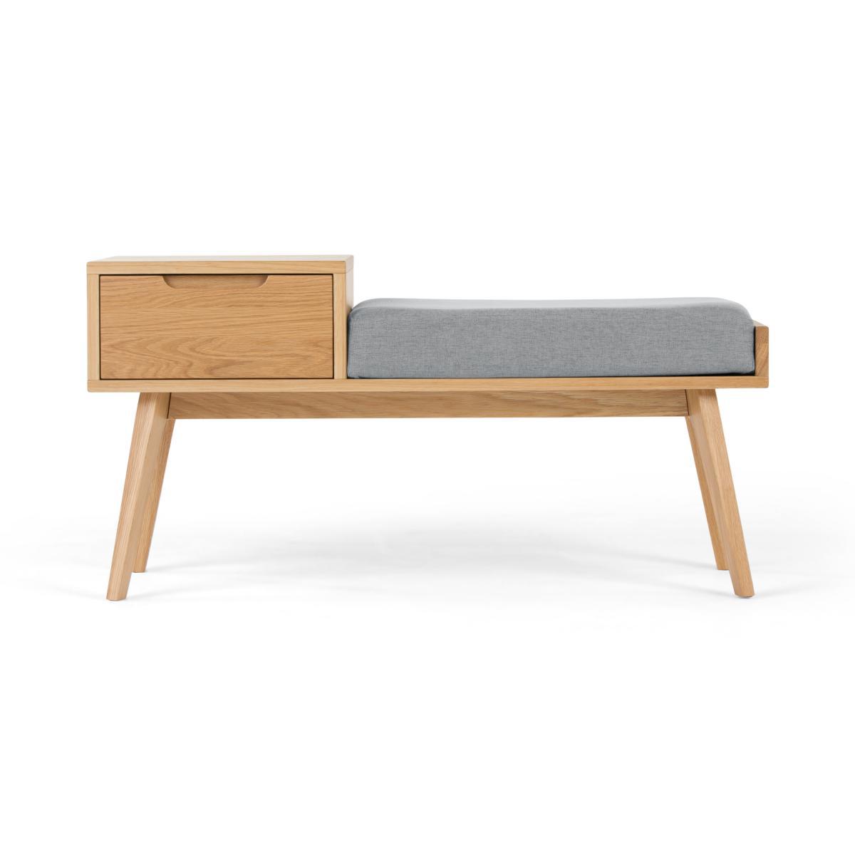 Jenson Storage Bench, Oak – image 2