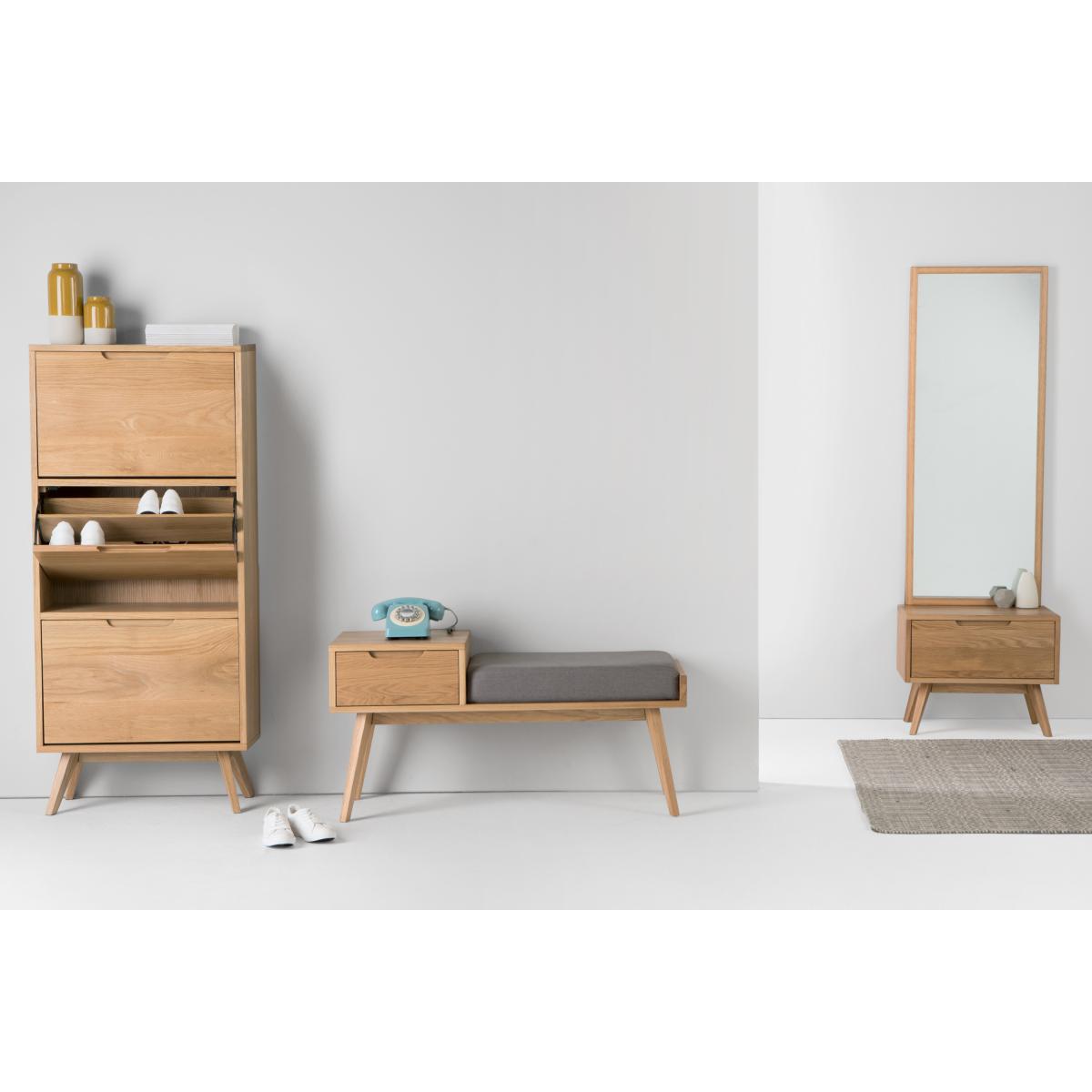 Jenson Storage Bench, Oak – image 4