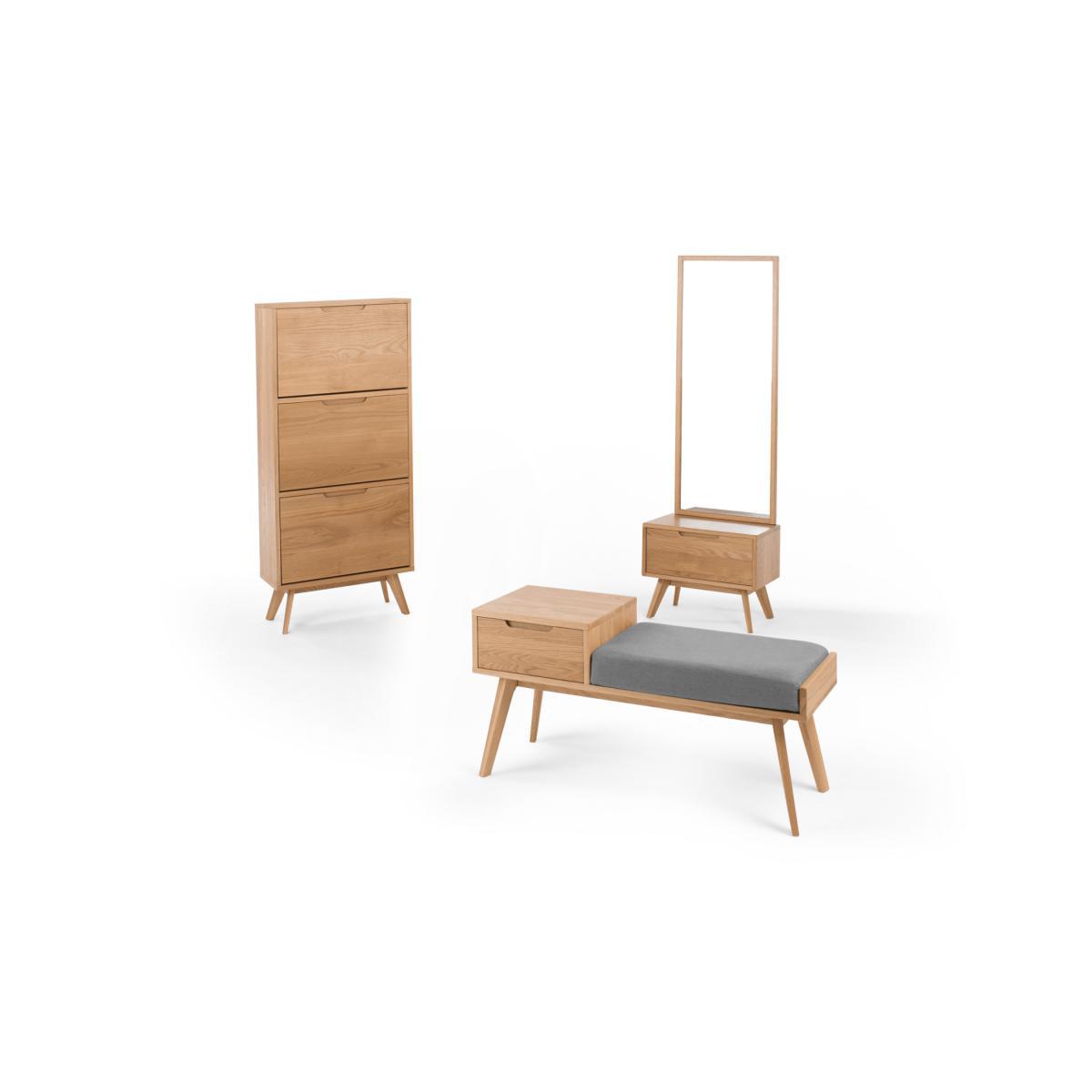 Jenson Storage Bench, Oak – image 8