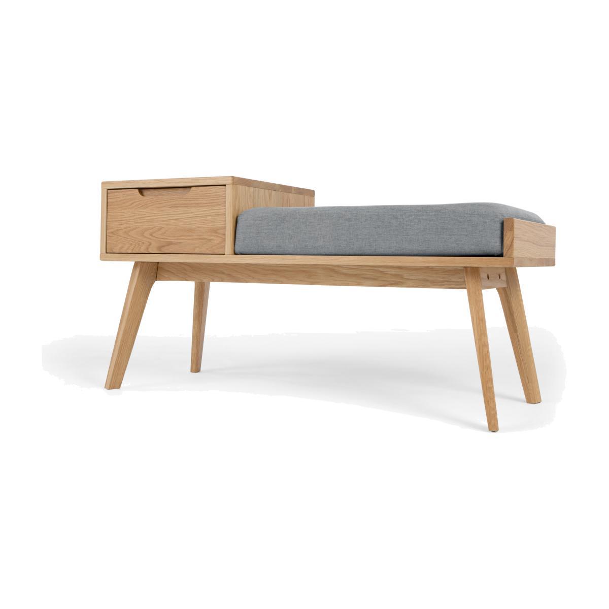 Jenson Storage Bench, Oak – image 1