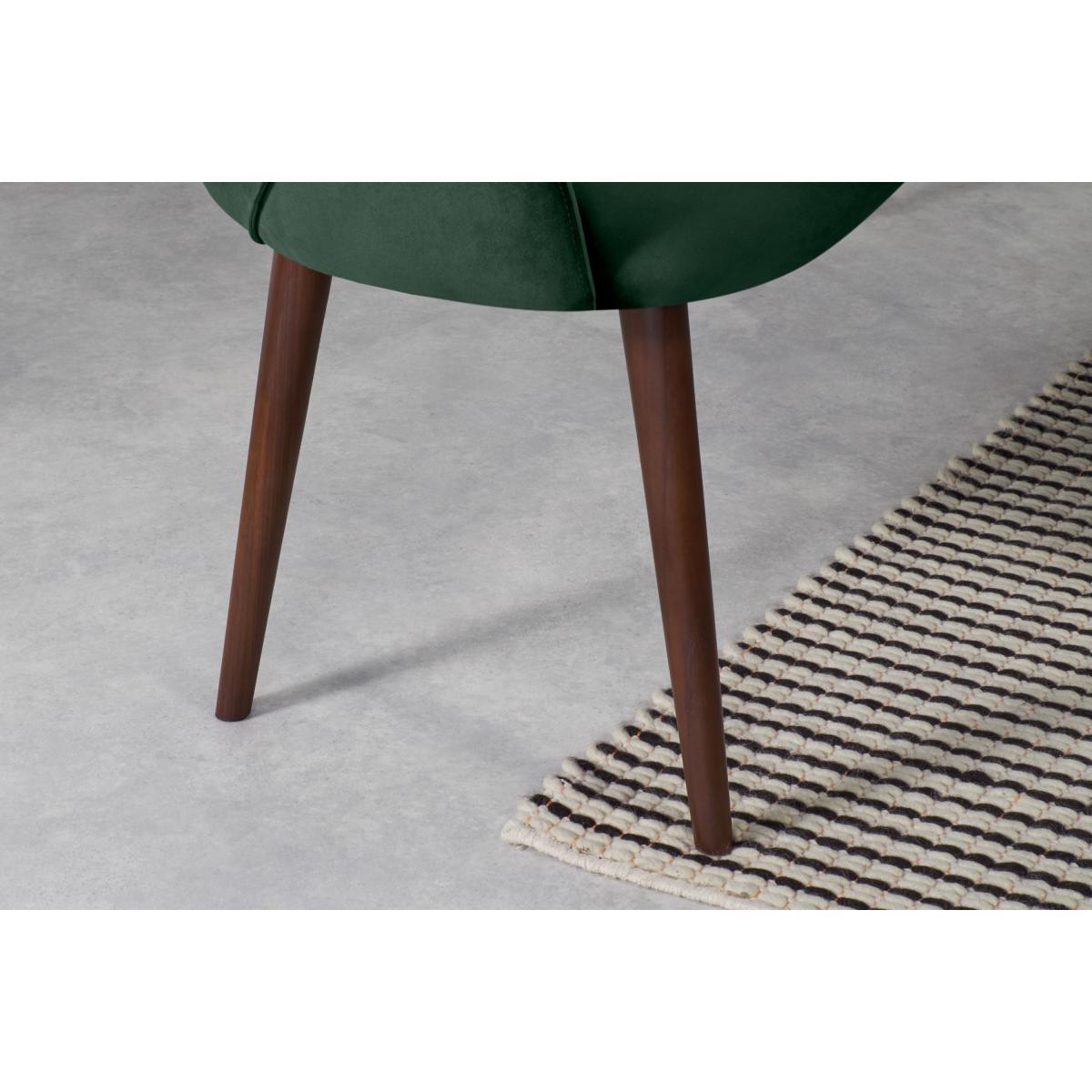 Lule Dining Bench, Pine Green Velvet – image 5