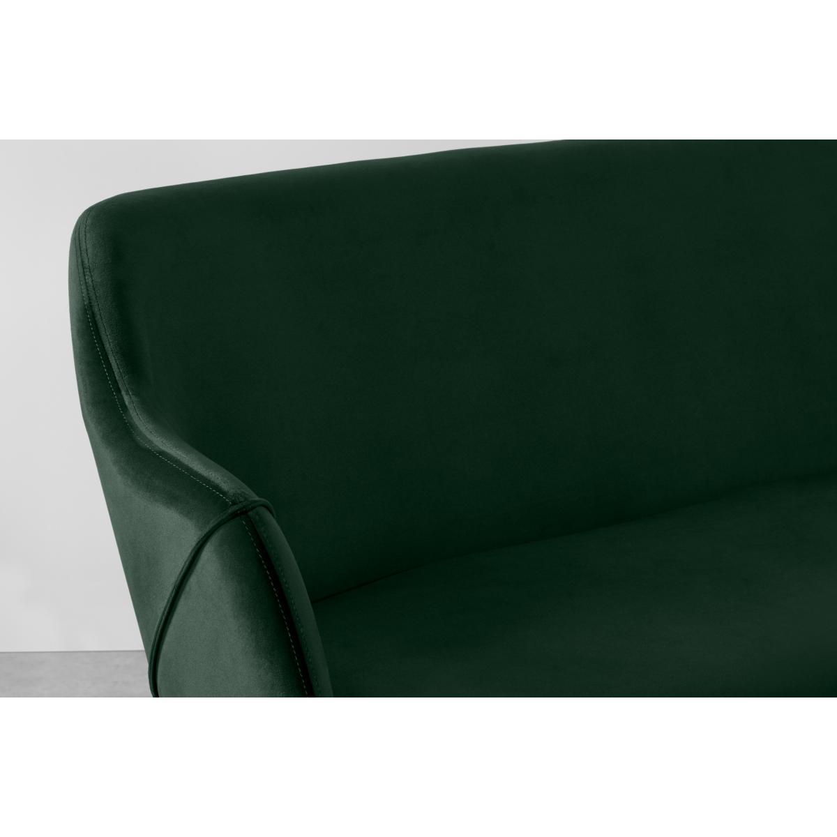 Lule Dining Bench, Pine Green Velvet – image 7