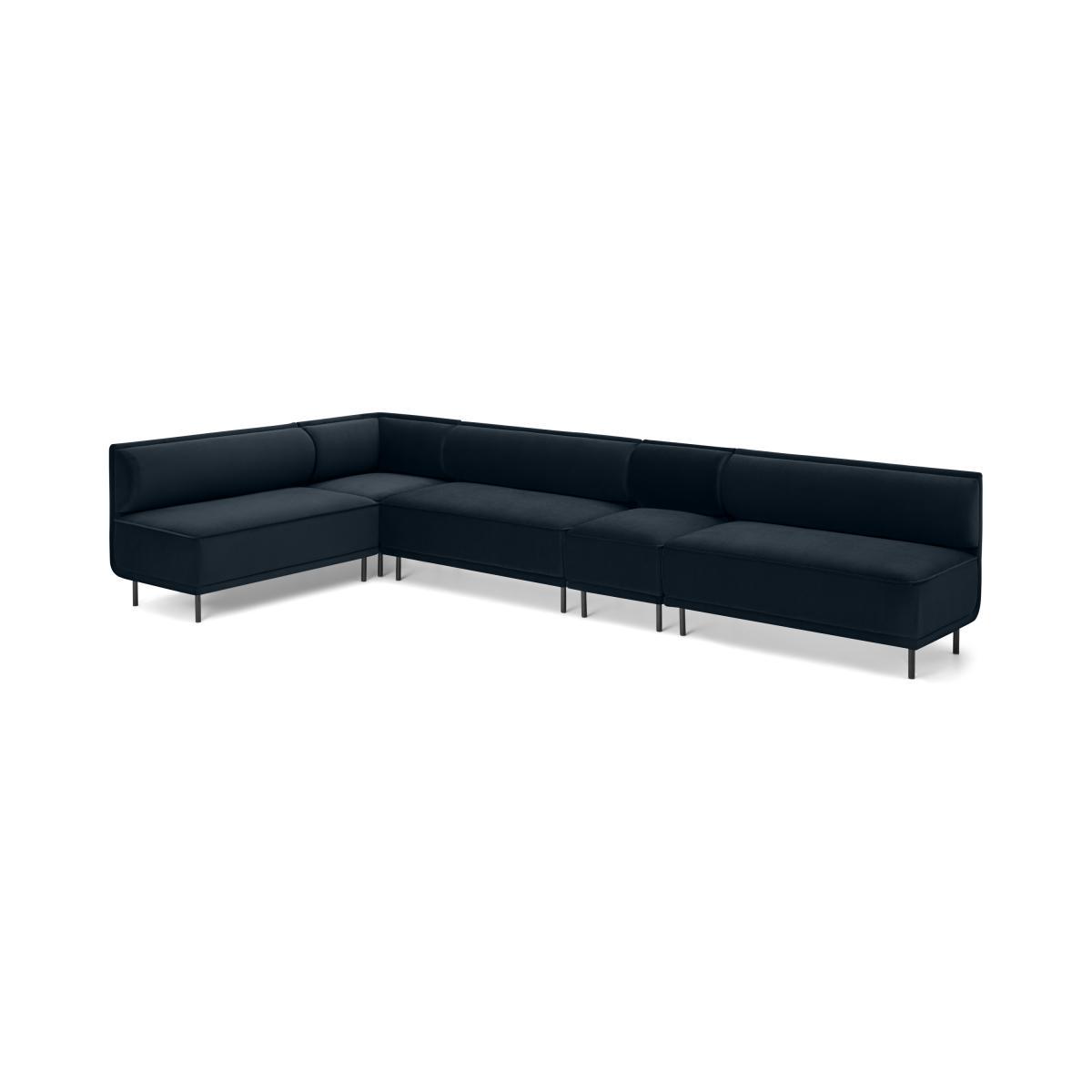 Bozzelli Dining Bench Set, Large, Moonlight Blue Velvet – image 2
