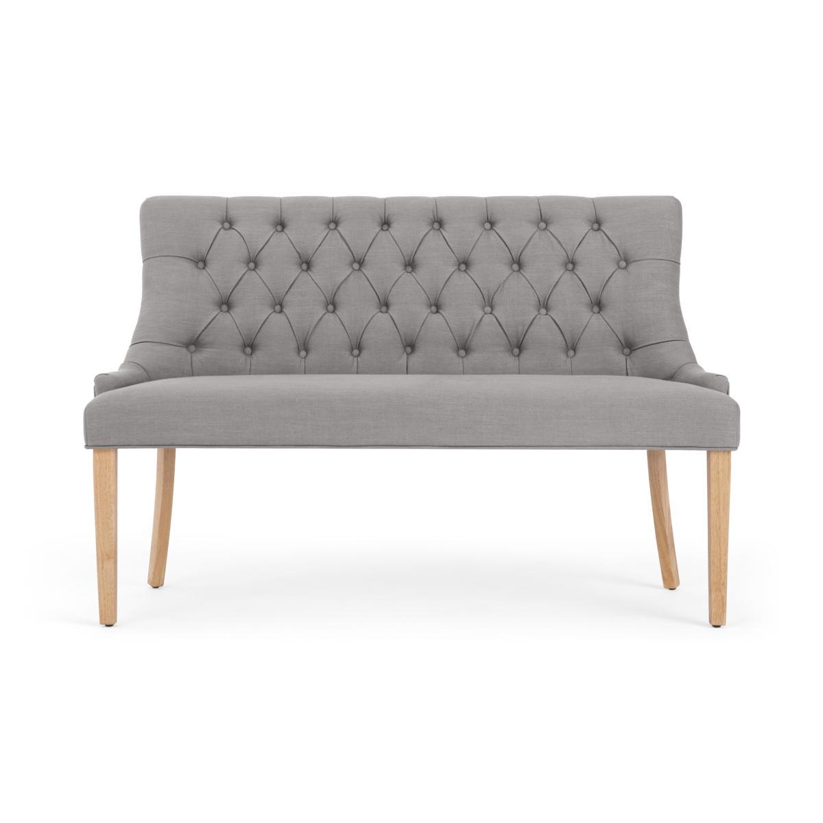 Flynn Dining Bench, Graphite Grey – image 2