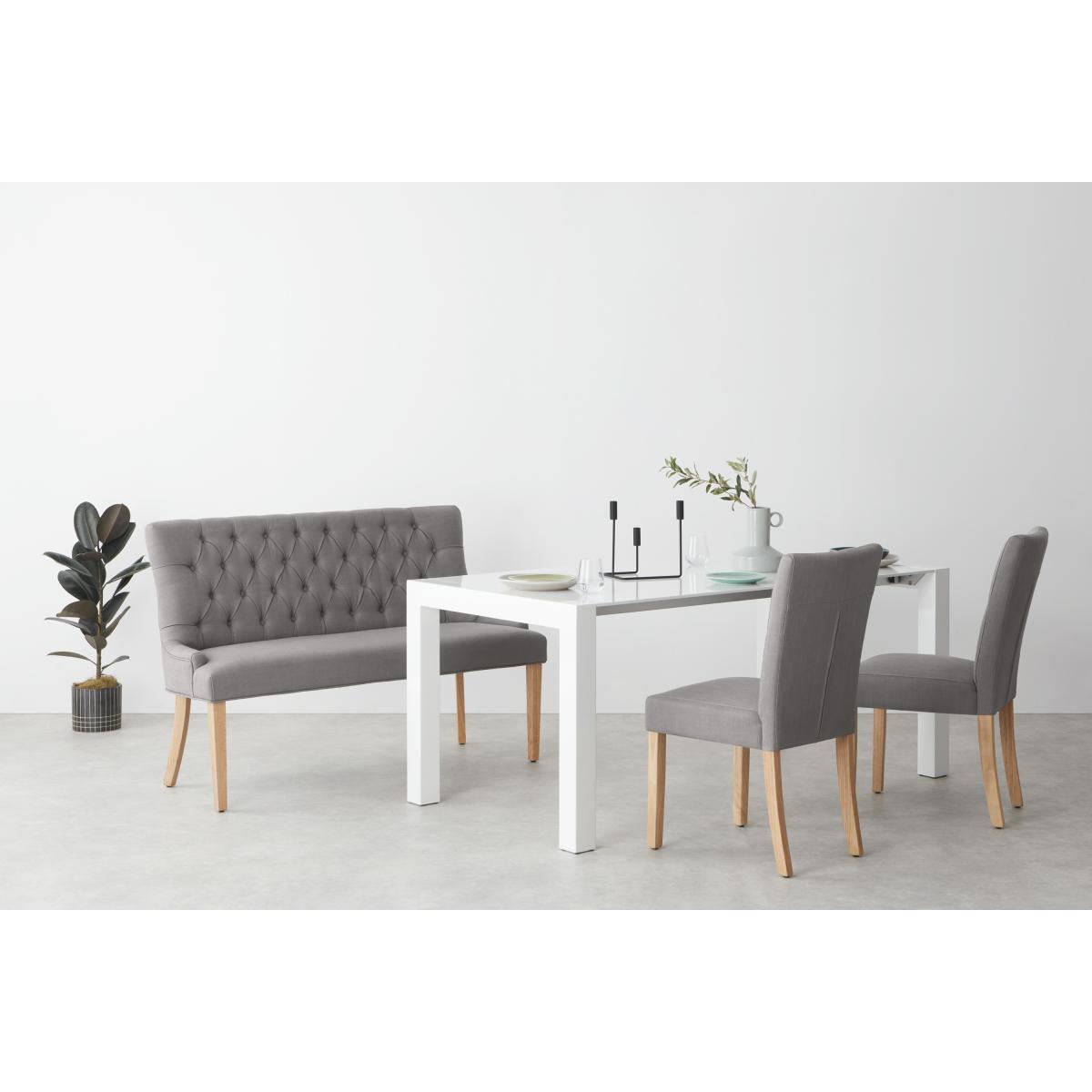 Flynn Dining Bench, Graphite Grey – image 4