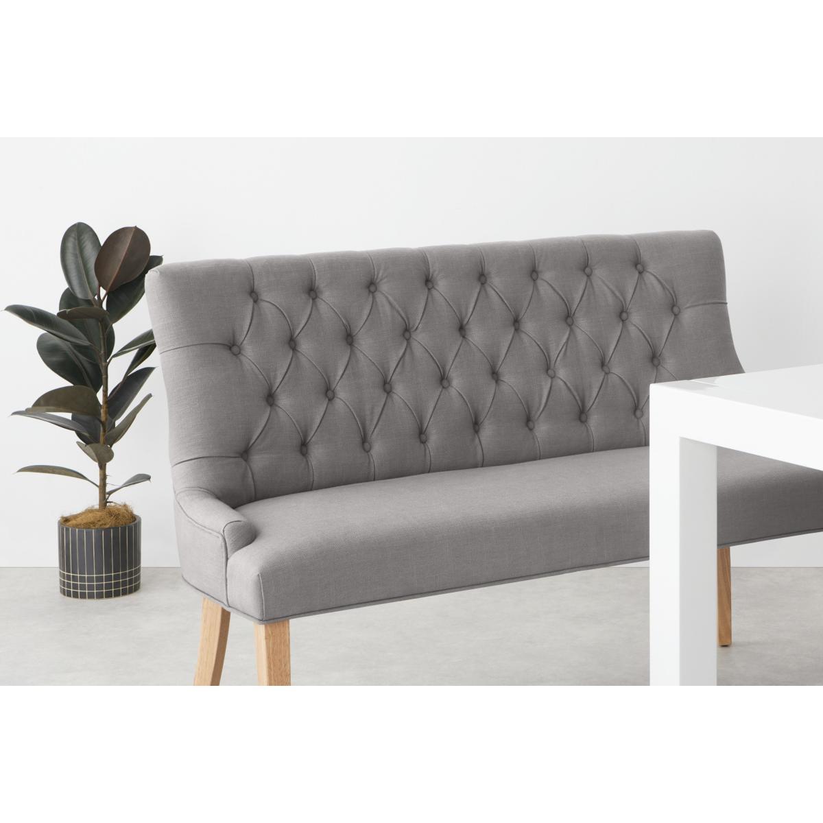 Flynn Dining Bench, Graphite Grey – image 7