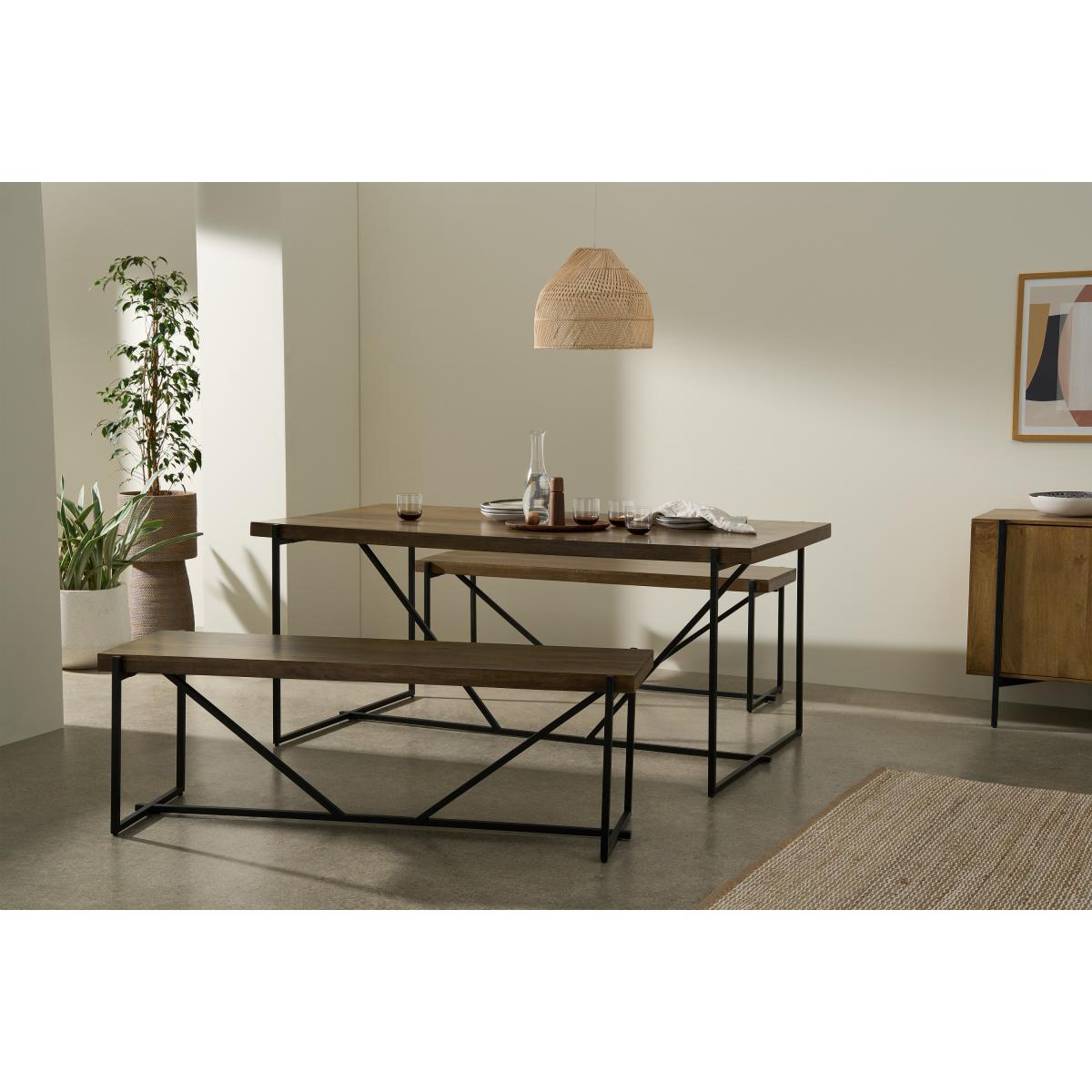 Morland Dining Bench, Mango Wood – image 4