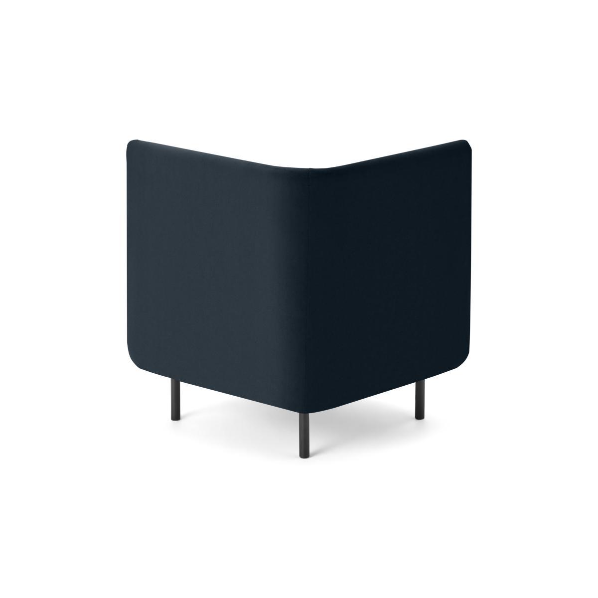 Bozzelli Corner Dining Bench, Moonlight Blue Velvet – image 7