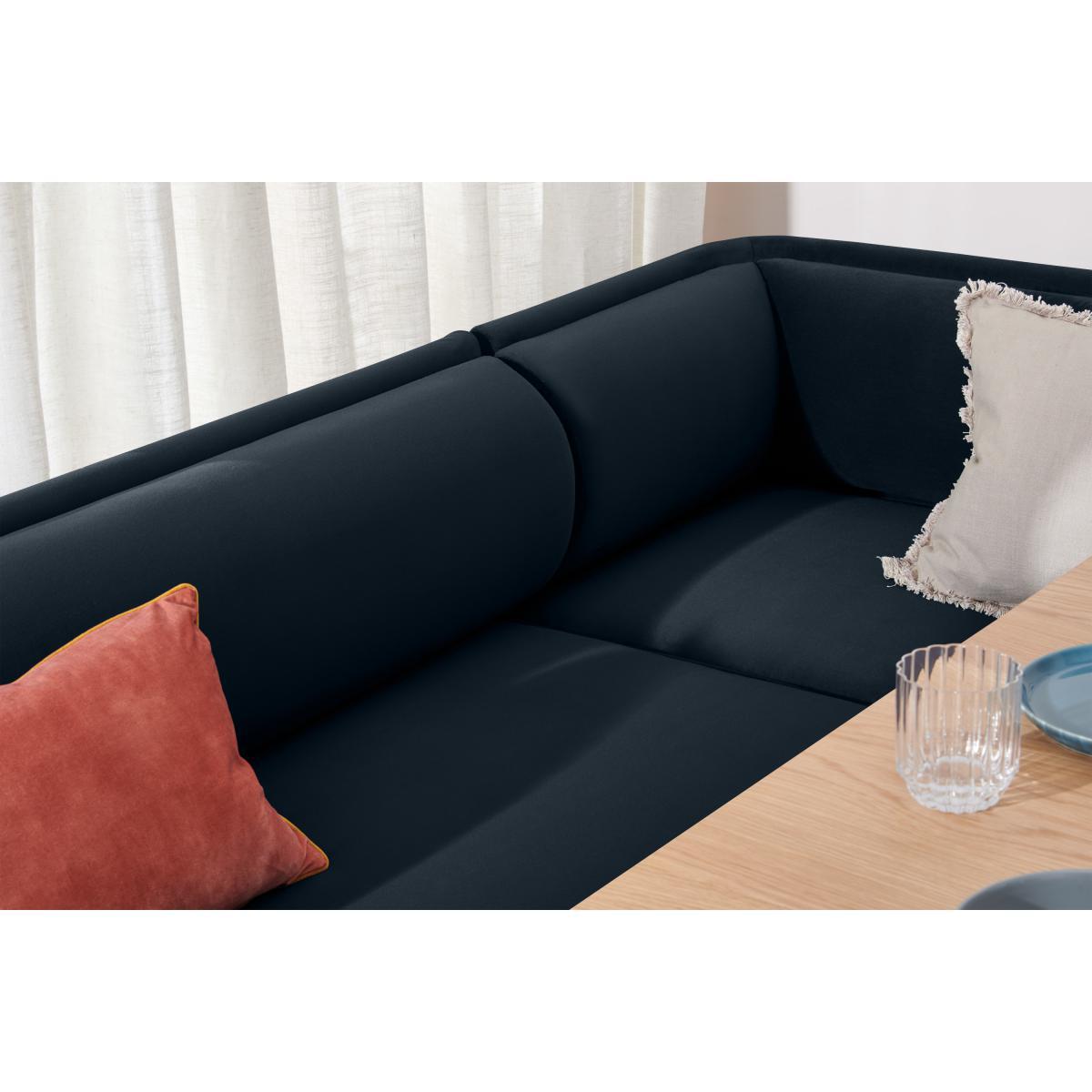 Bozzelli Dining Bench Set, Standard, Moonlight Blue Velvet – image 5