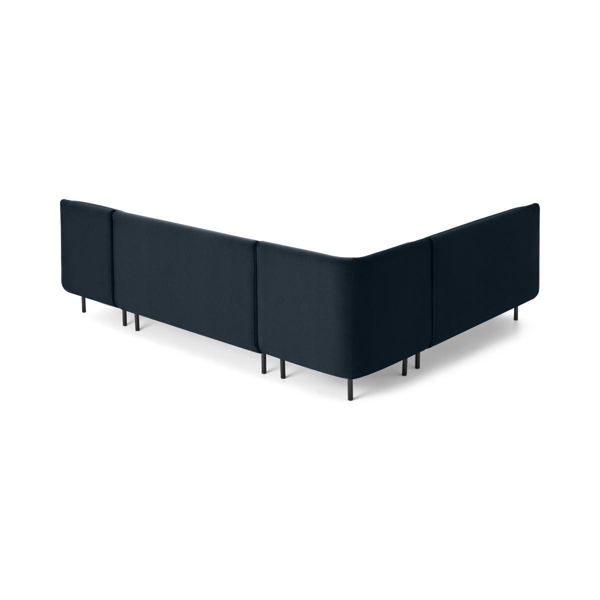 Bozzelli Dining Bench Set, Standard, Moonlight Blue Velvet – image 6