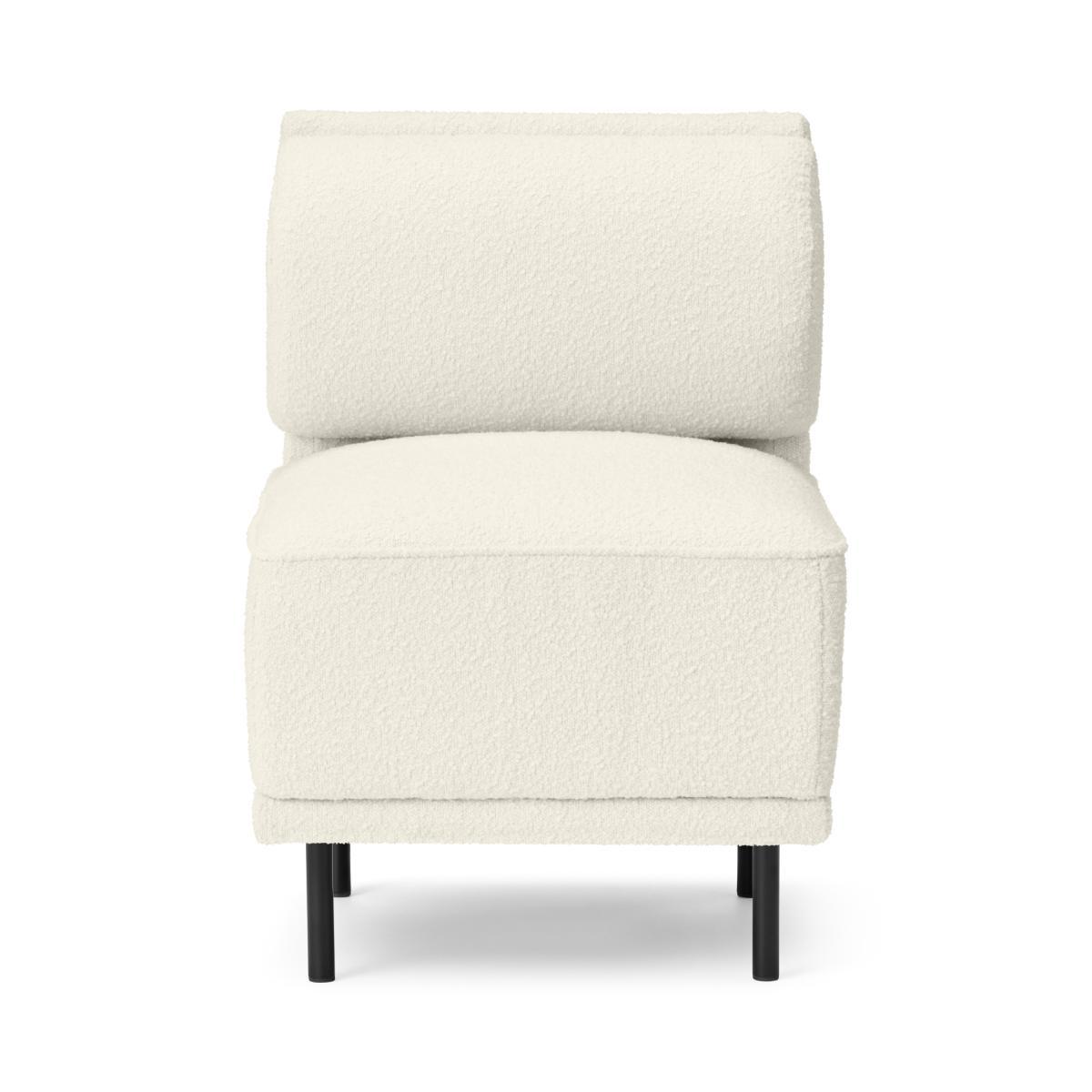 Bozzelli Narrow Dining Bench, Whitewash Boucle – image 2