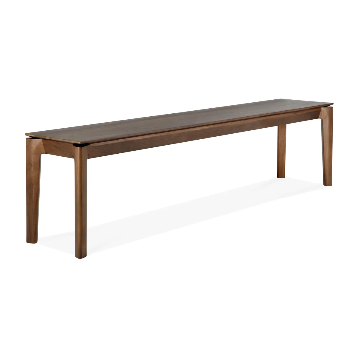 Ethnicraft Bok bench Dark stained teak 186 cm – image 1