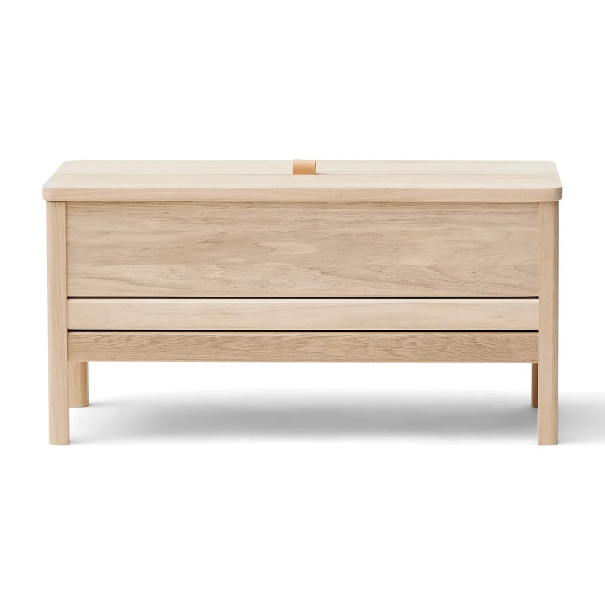 Form & Refine A Line storage bench 90 cm White oak – image 1