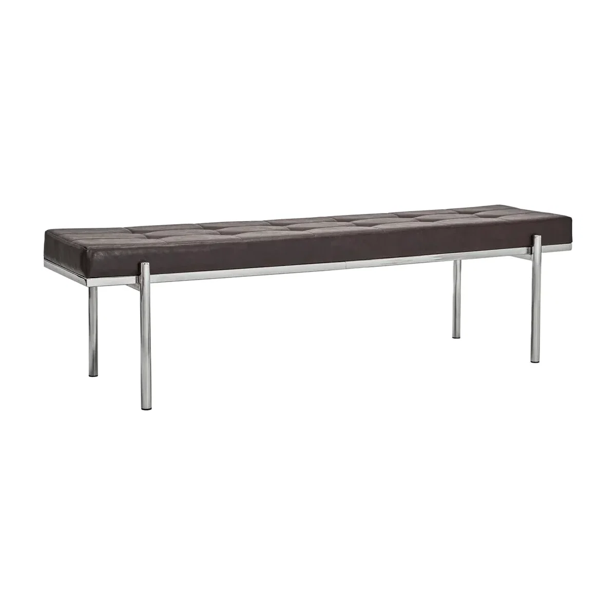 House Doctor Lao bench Mulberry-chrome 160 cm – image 1