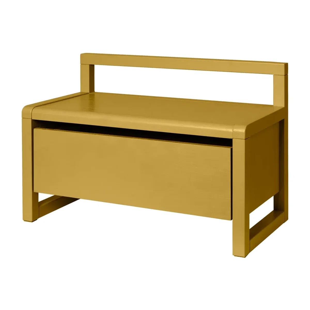 Ferm Living Little Architect storage bench Yellow 60x30x41.2 cm – image 1