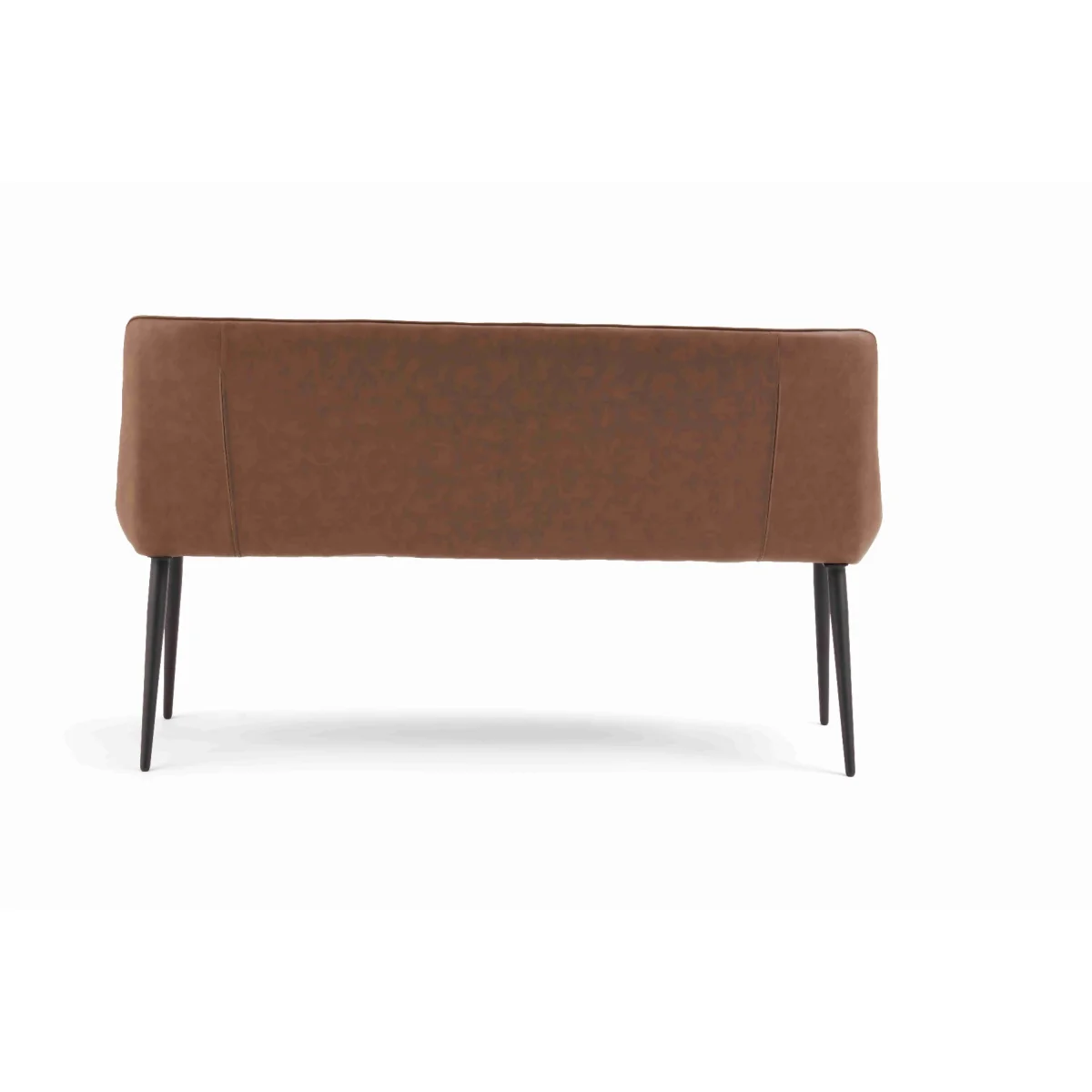 Larson Brown Faux Leather Bench – image 7