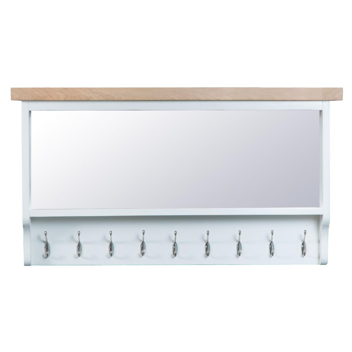 Eden Large Oak and White Hall Bench Top – image 2