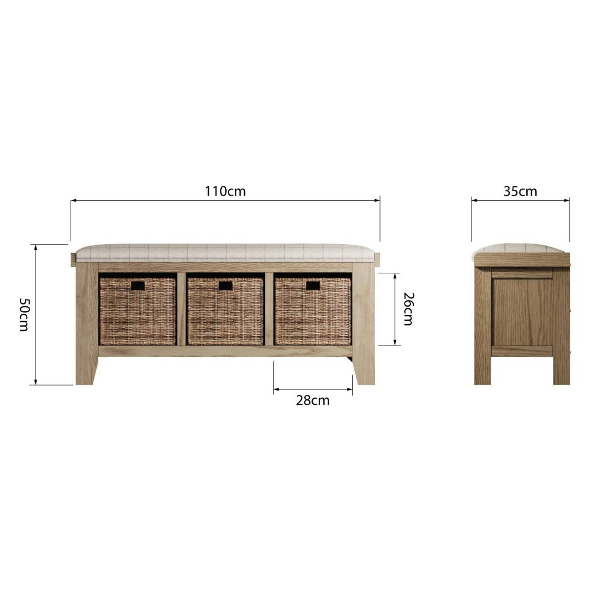 Hexham Hall Bench – image 6
