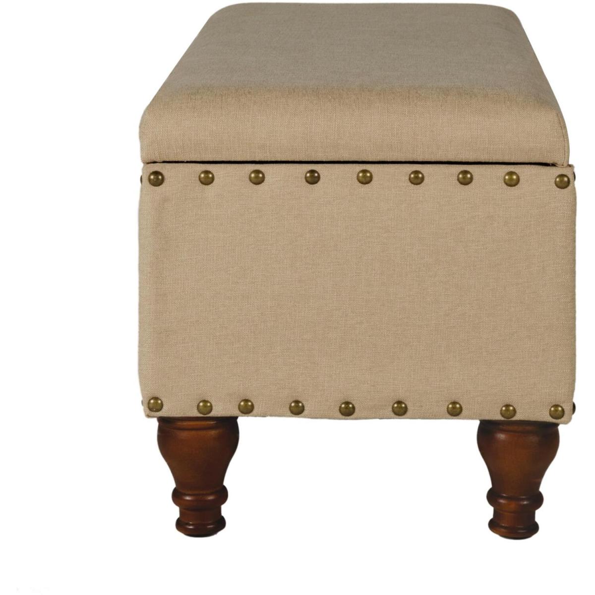Chelsea Storage Ottoman Bench - Tan – image 3