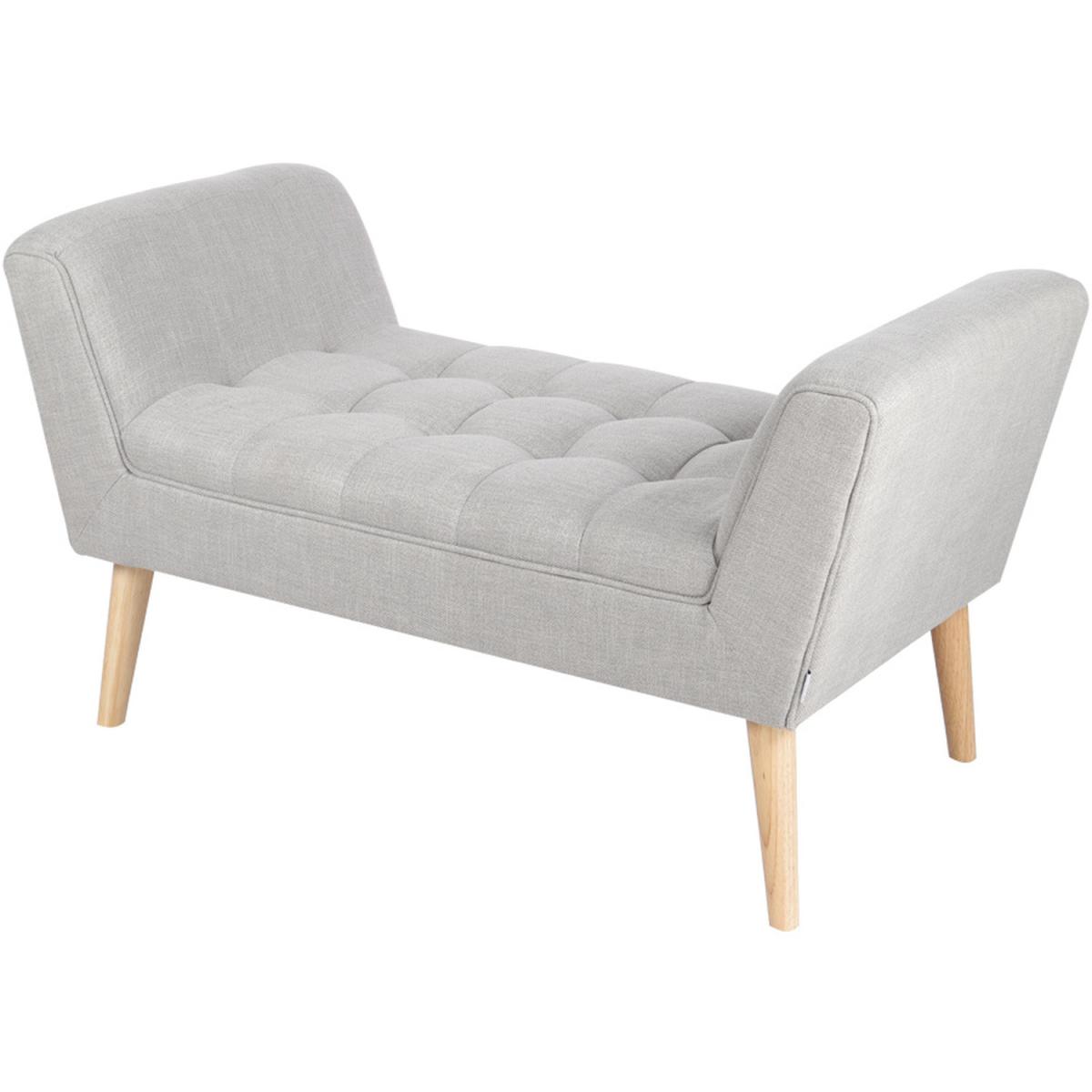 Upholstered Window Seat Bench - Grey – image 7