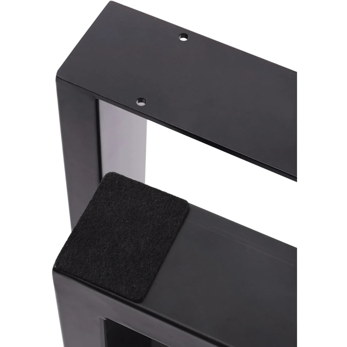 Industrial Robust Iron Legs Bench Frame(Set of 2) - Black / 14.5kg – image 2