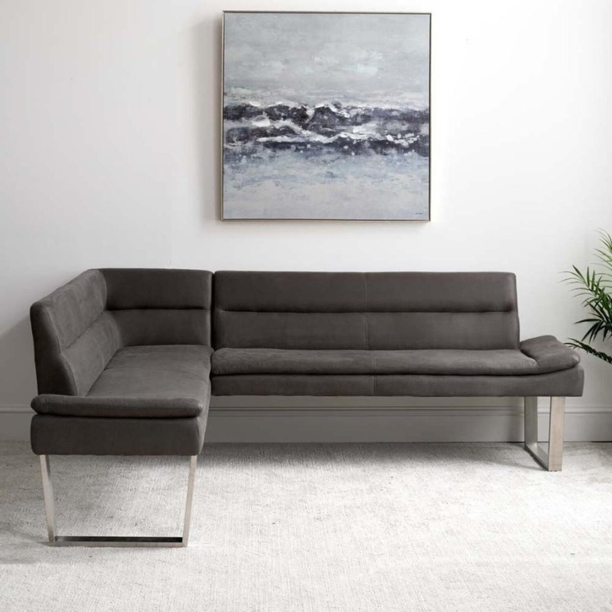 Phoenix Dining Corner Sofa - Grey / Modern Style – image 2