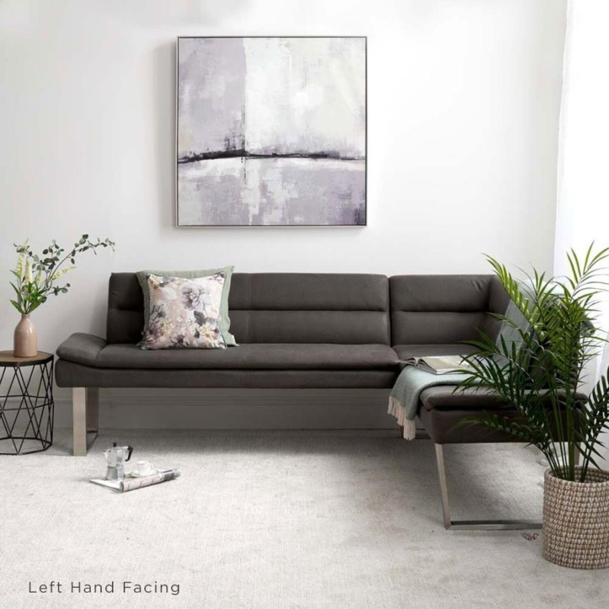 Phoenix Dining Corner Sofa - Grey / Modern Style – image 4