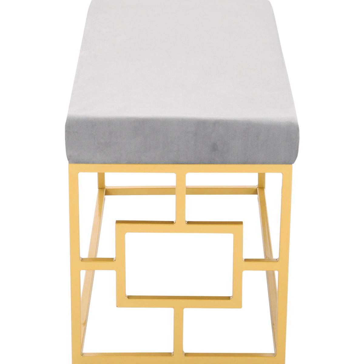 Rectangle Large Bench - Grey – image 4