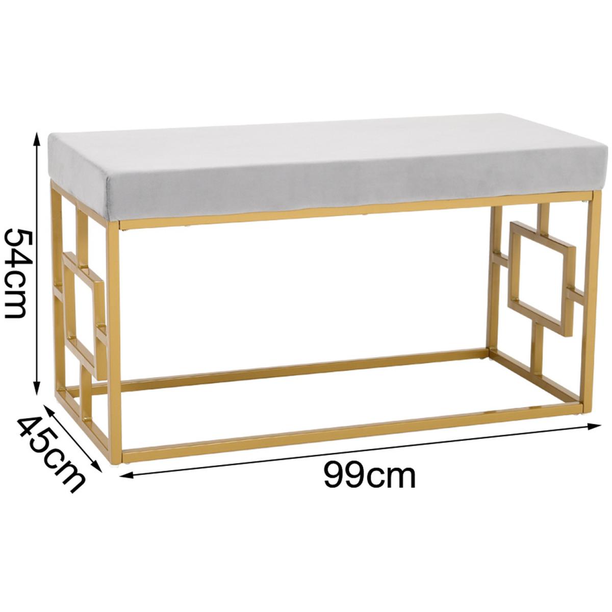 Rectangle Large Bench - Grey – image 8