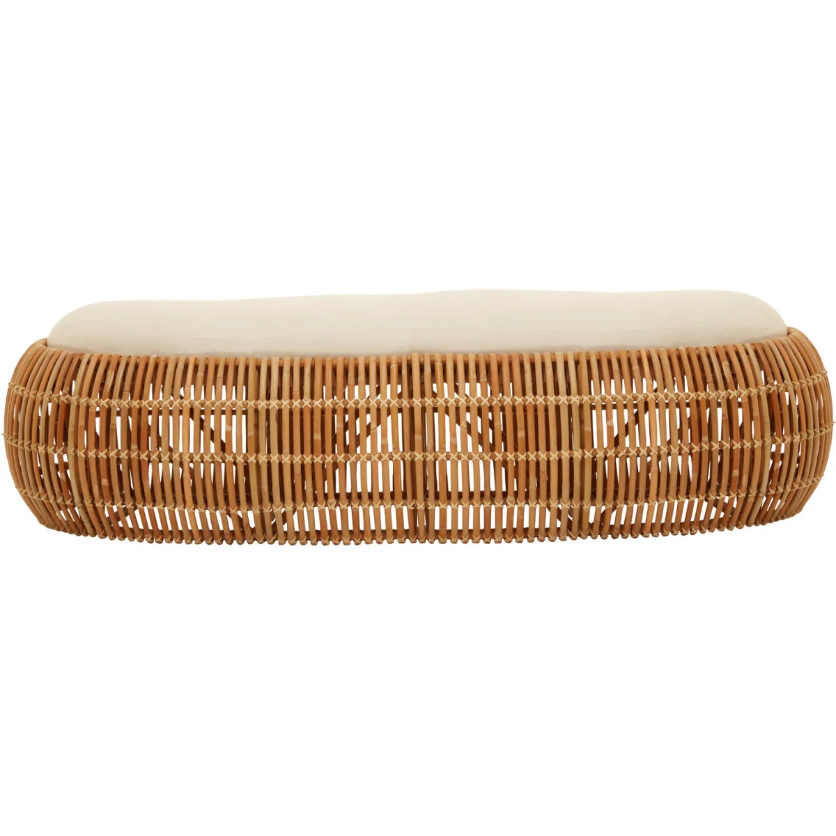 Manado Natural Rattan Bench - Natural, Cream – image 4