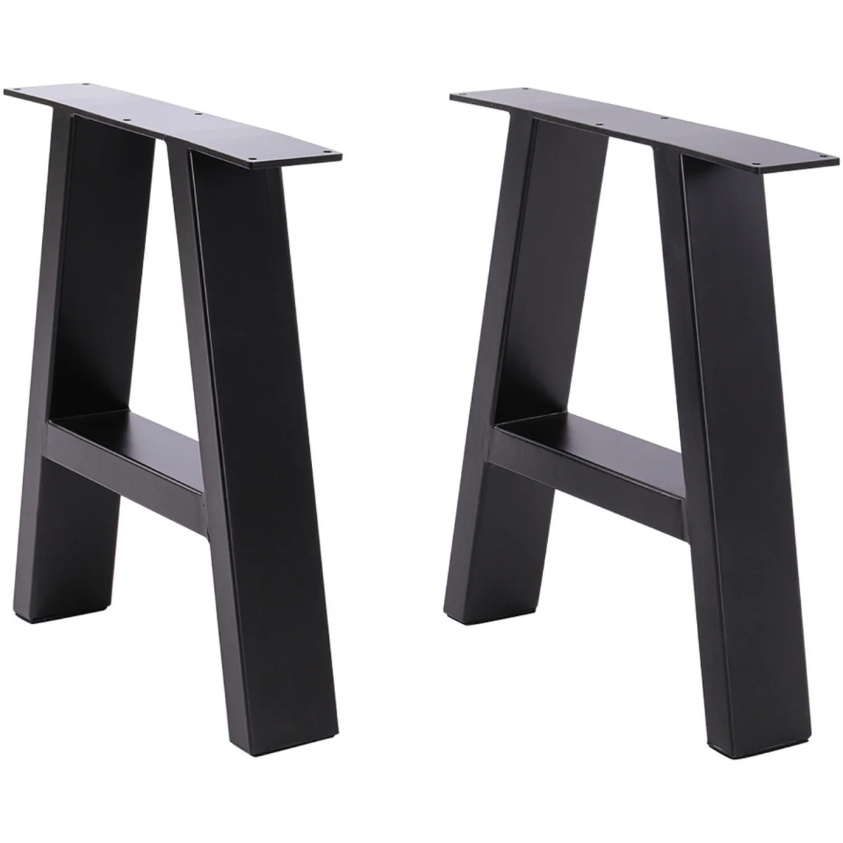 Industrial Robust Iron Legs Bench Frame(Set of 2) - Black / 12.5kg – image 6