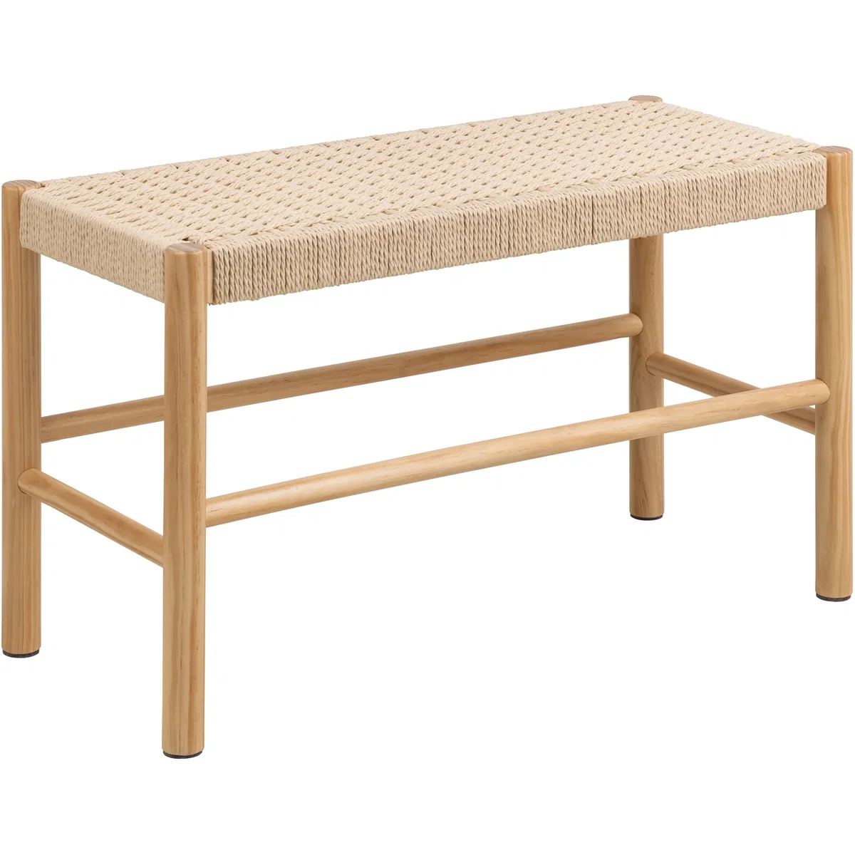 Alvin Weaved Bench in Off White - Off White – image 3