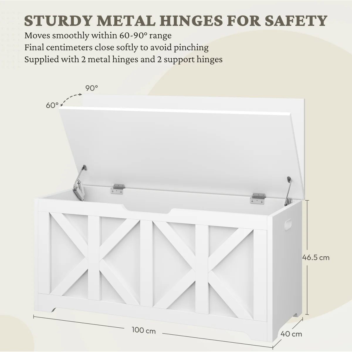 Yaheetech Wooden Storage Bench for Hallway Bedroom - Rustic Brown – image 4