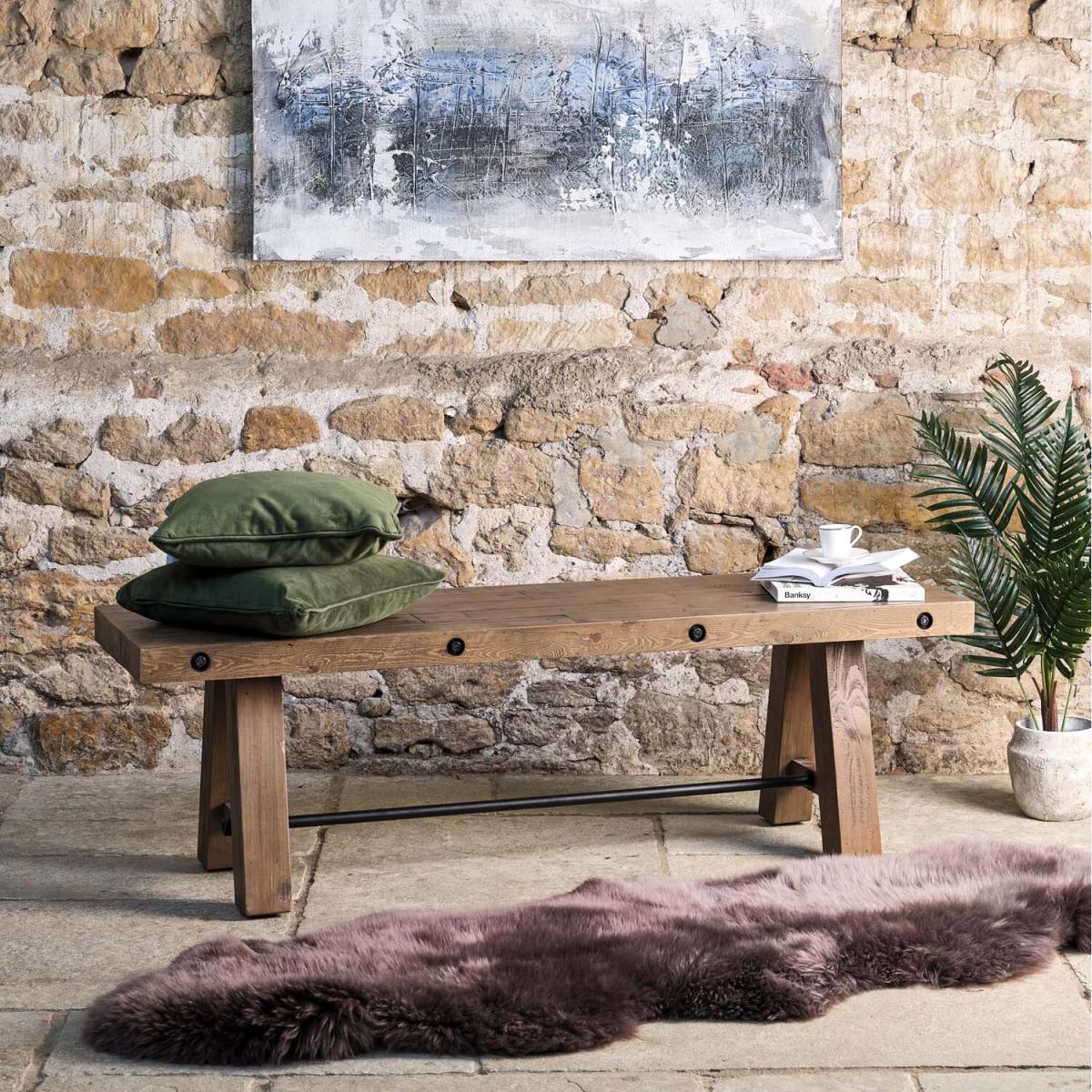Darwin Dining Bench - Brown – image 2