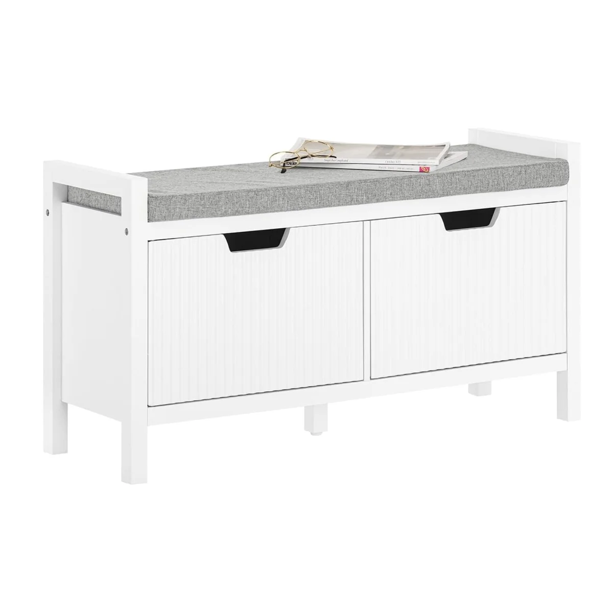 Benon Storage Bench - White – image 1