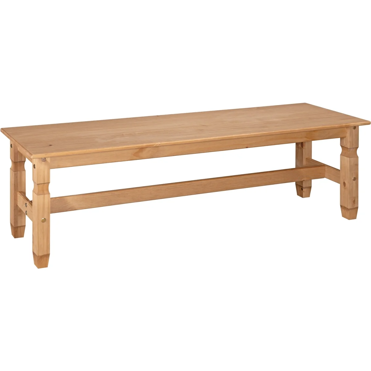 Corona Dining Bench 5ft - Waxed Pine – image 2