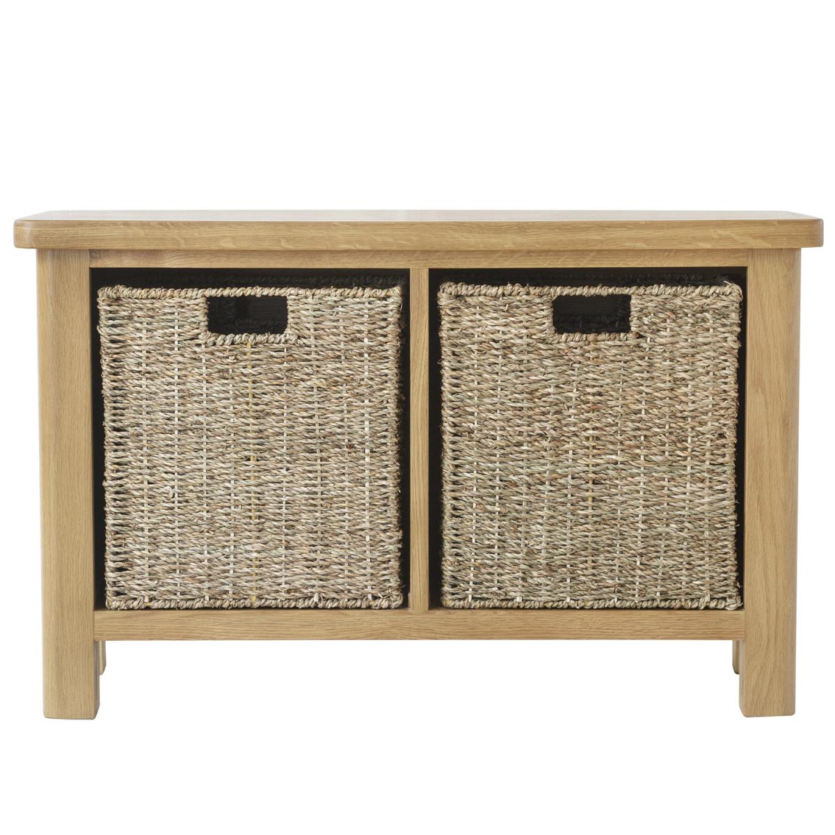 Cambridge Hall Bench - Rustic Oak – image 3