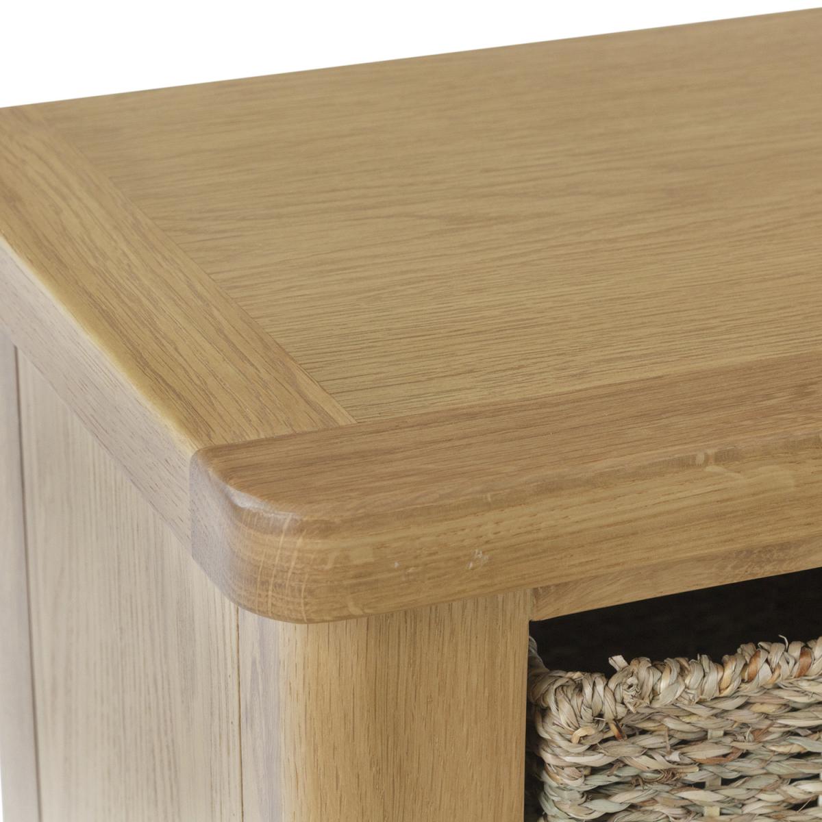 Cambridge Hall Bench - Rustic Oak – image 5