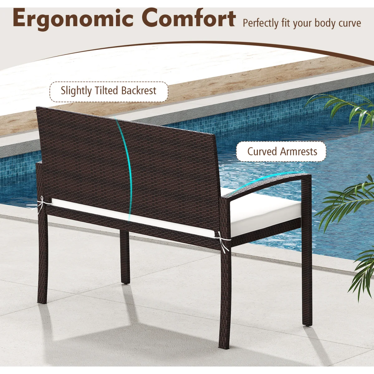 2-Seat Patio Bench – image 7