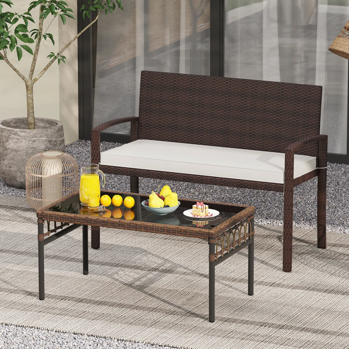 2-Seat Patio Bench – image 9