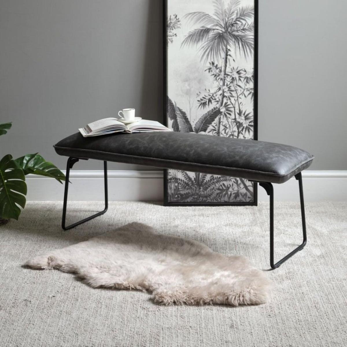 Hardy Low Dining Bench - Grey – image 2