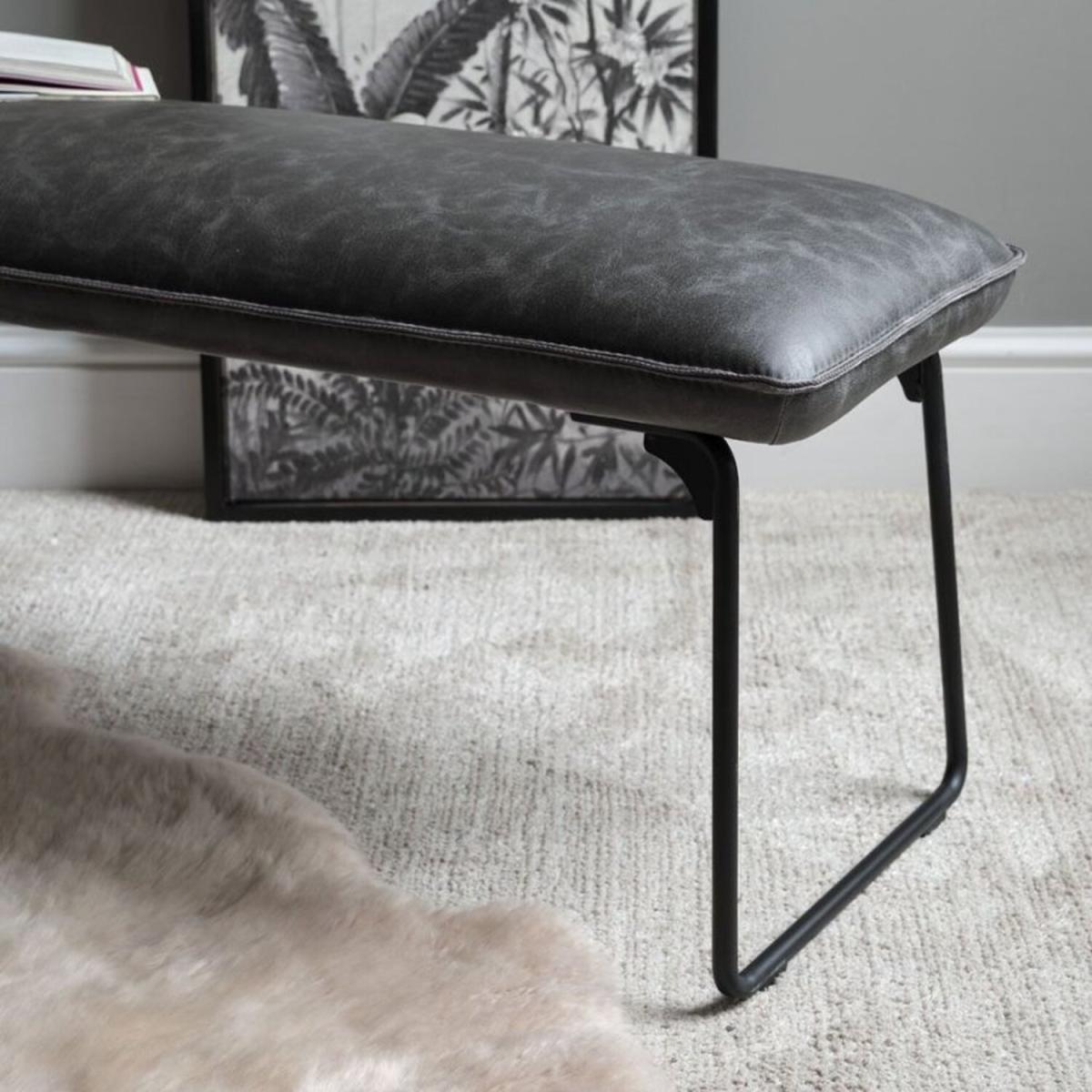 Hardy Low Dining Bench - Grey – image 3