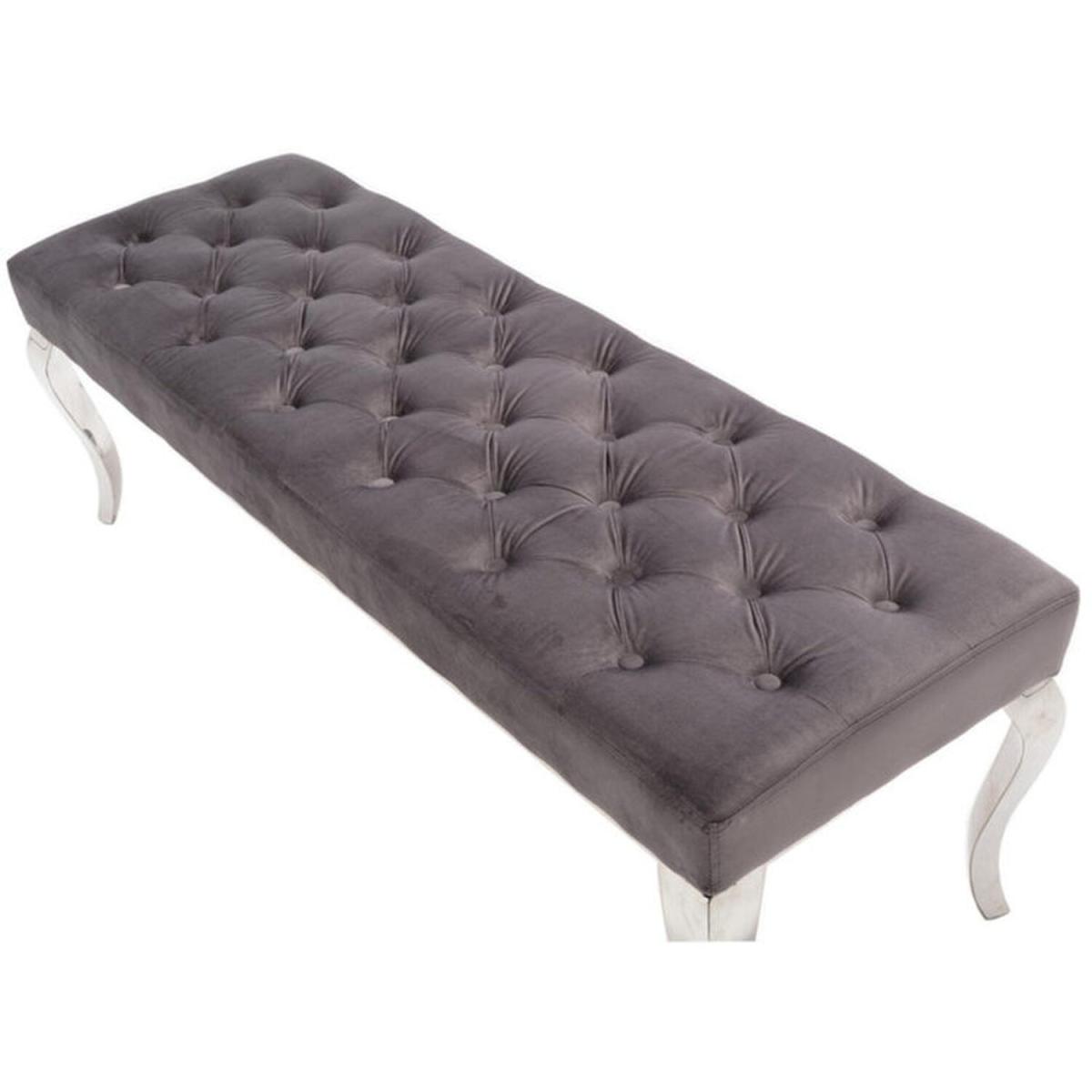 Dark Grey Bench Louis Legs - Grey – image 2
