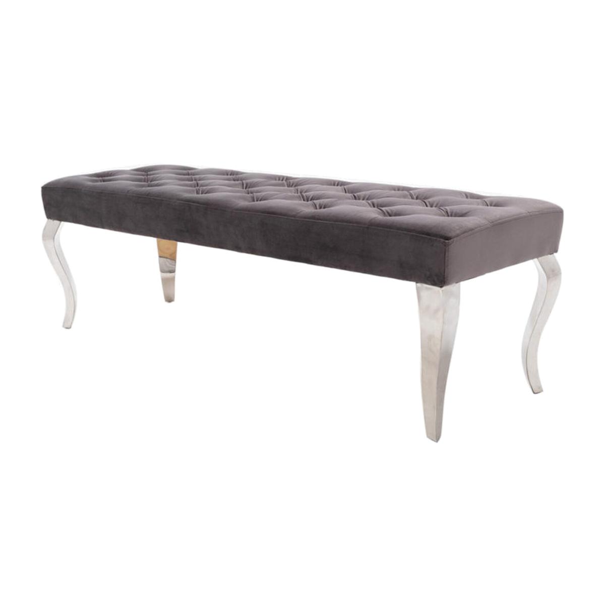Dark Grey Bench Louis Legs - Grey – image 1