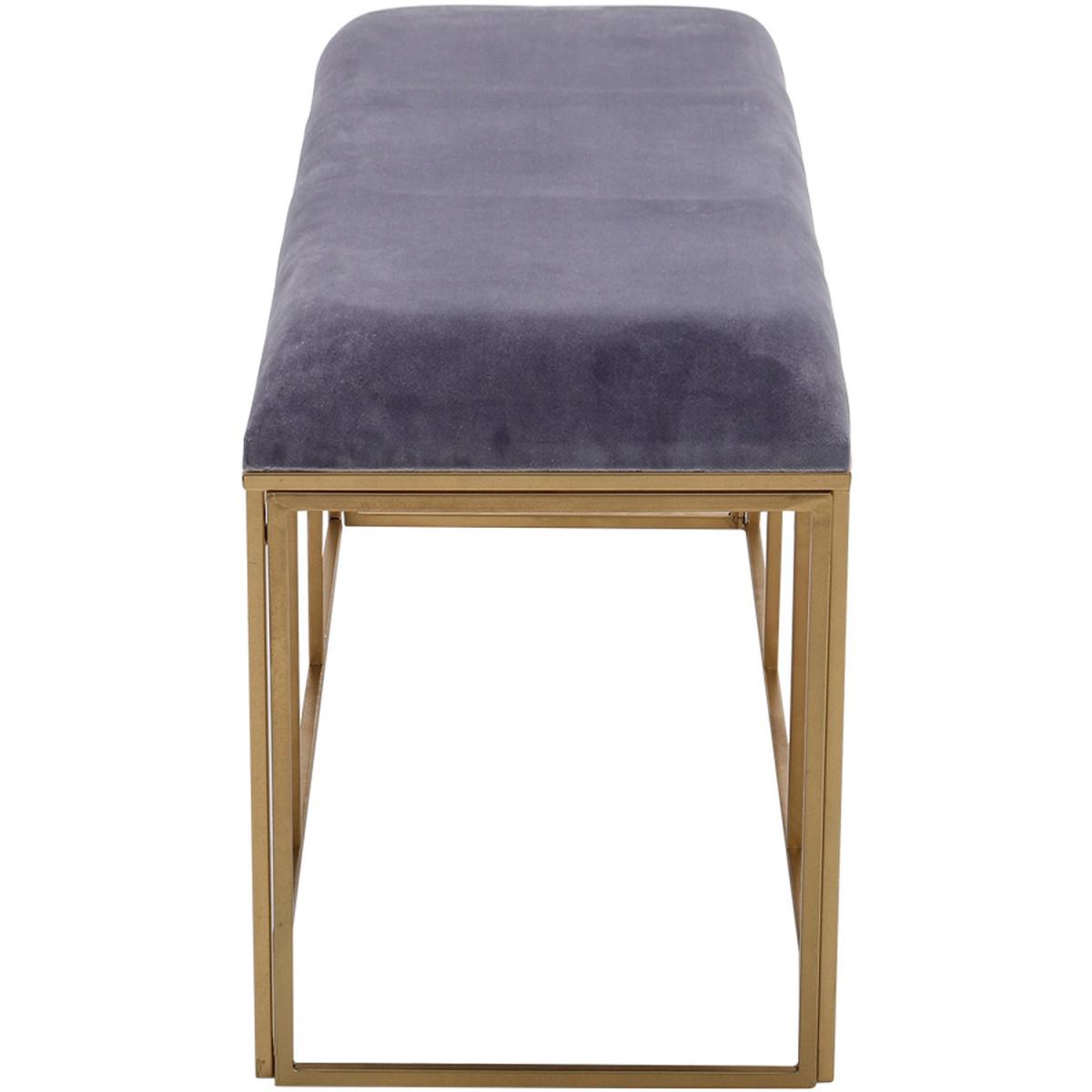 Elegant Bench Seat - Grey – image 5