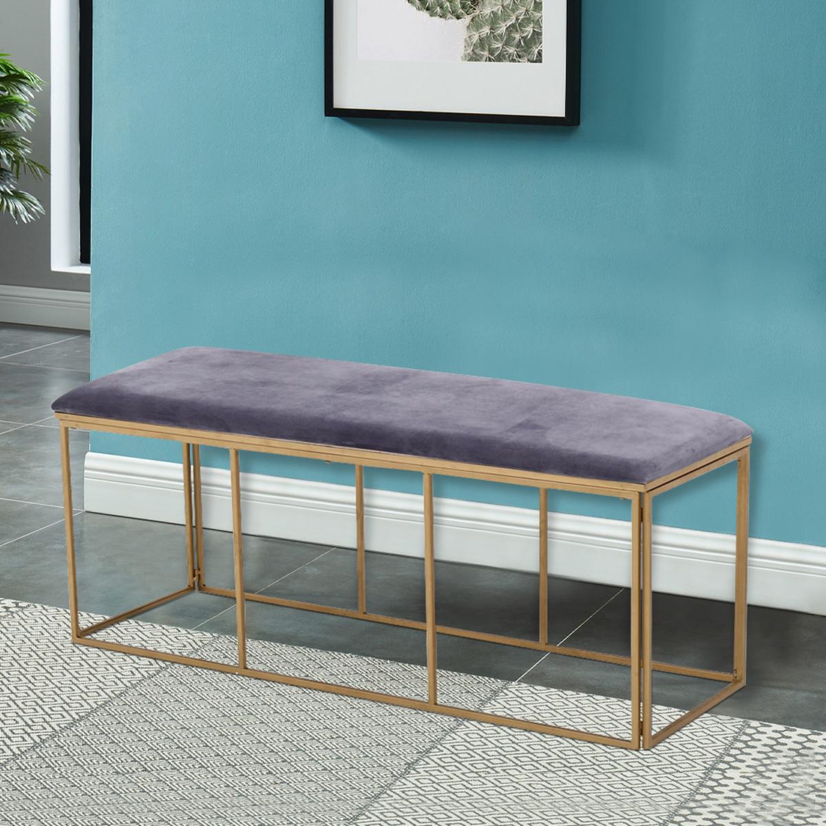 Elegant Bench Seat - Grey – image 7