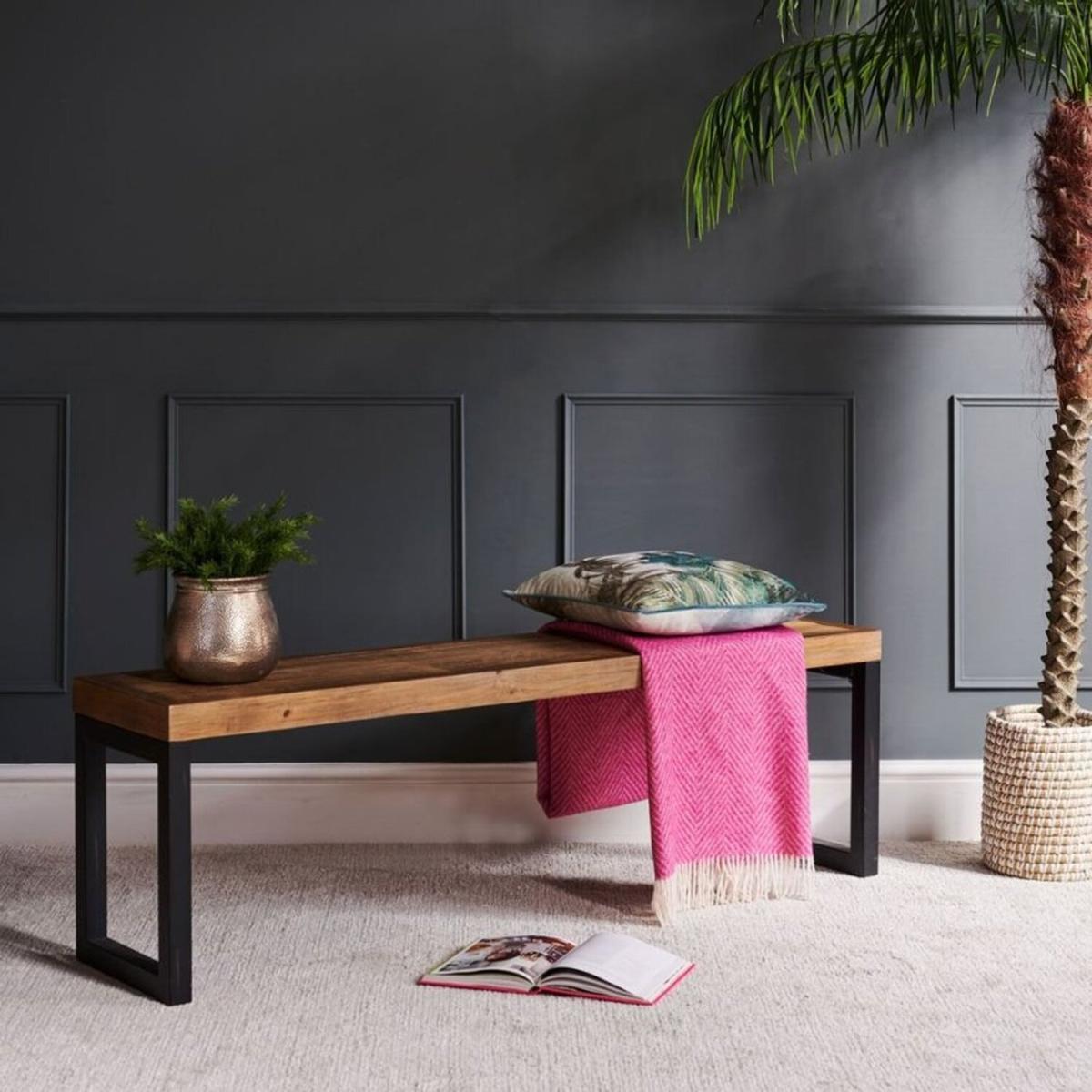 Adelaide Dining Bench - Brown / Modern Style – image 2