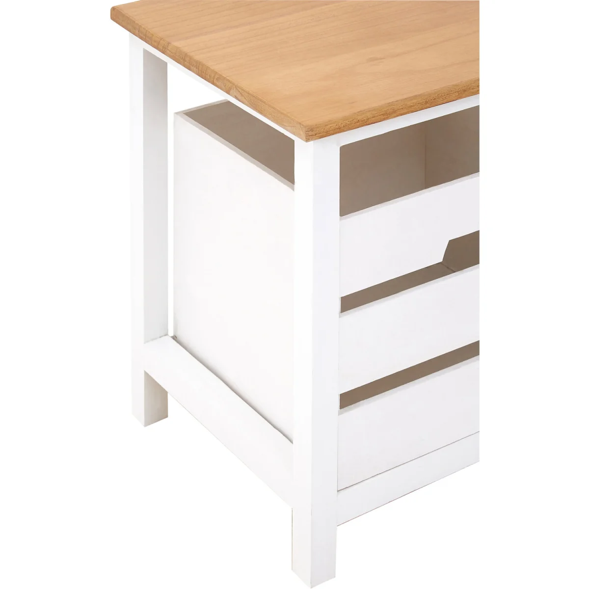 Newport 2 Drawer Bench - White – image 5