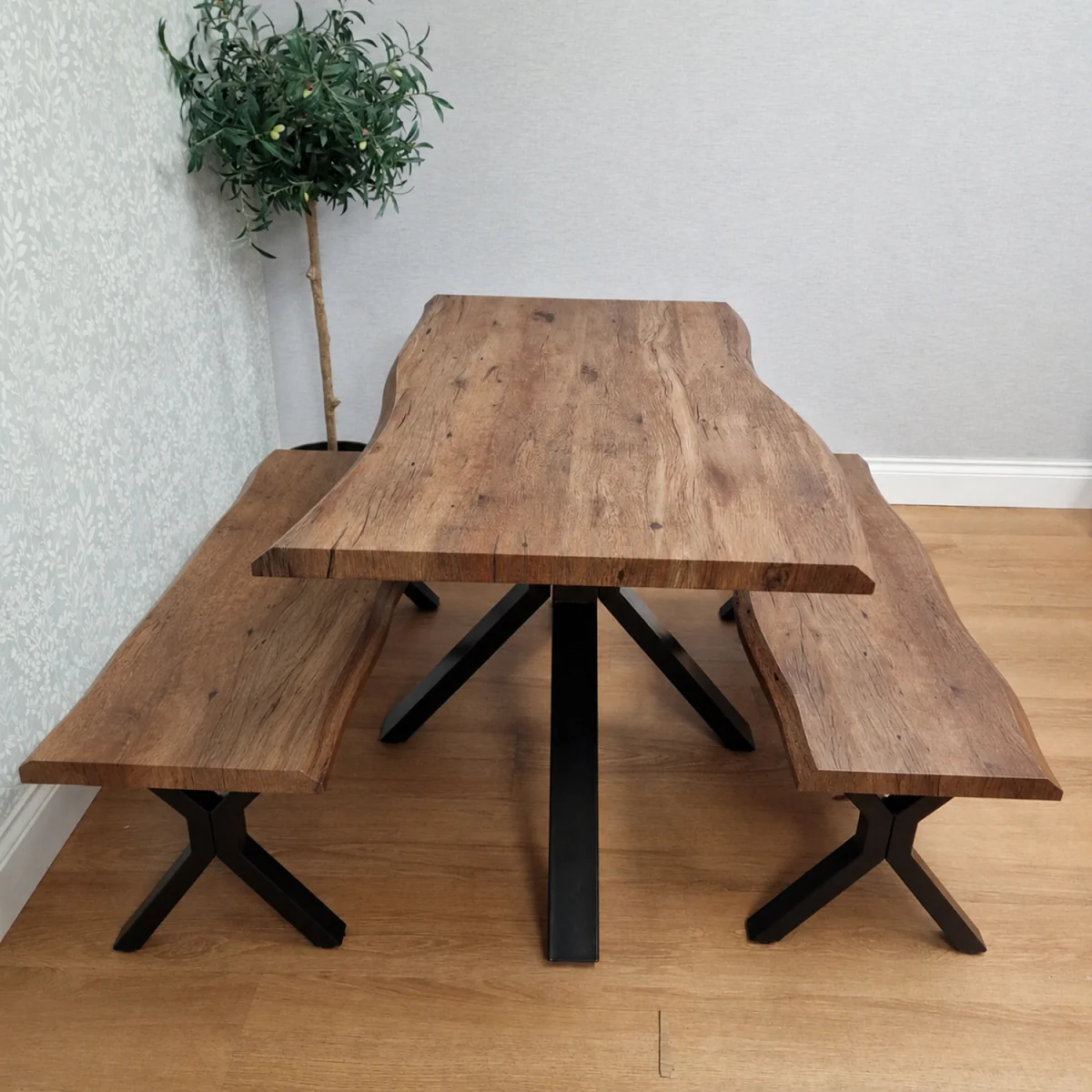 Texas 140 + 2 Benches - Grey – image 1
