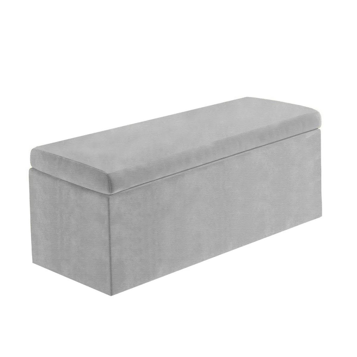 Large Plain Safar Storage Ottoman Box, Upholstered Naples Deep Storage Ottoman End of Bed Bench - Brown Naples – image 17
